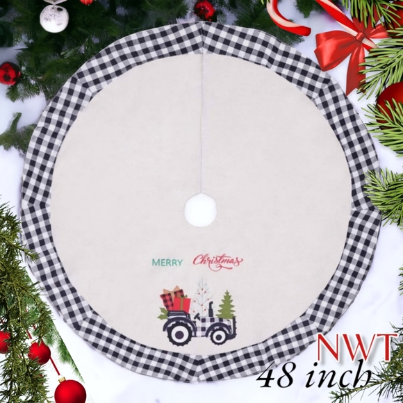 Black And White Tree Skirt 